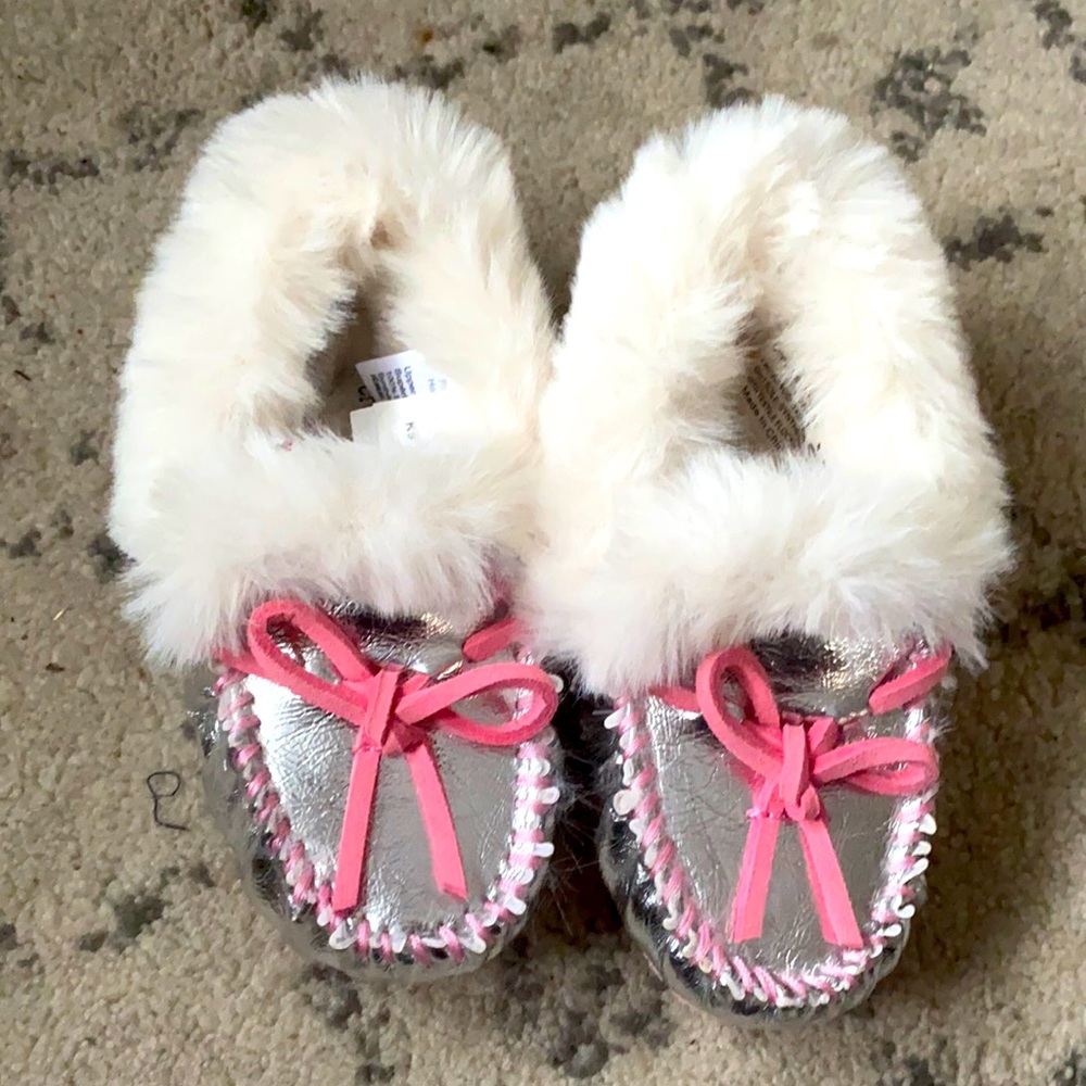 NWOT J. Crew Crewcuts kids/girls slippers size 9 (little kids$